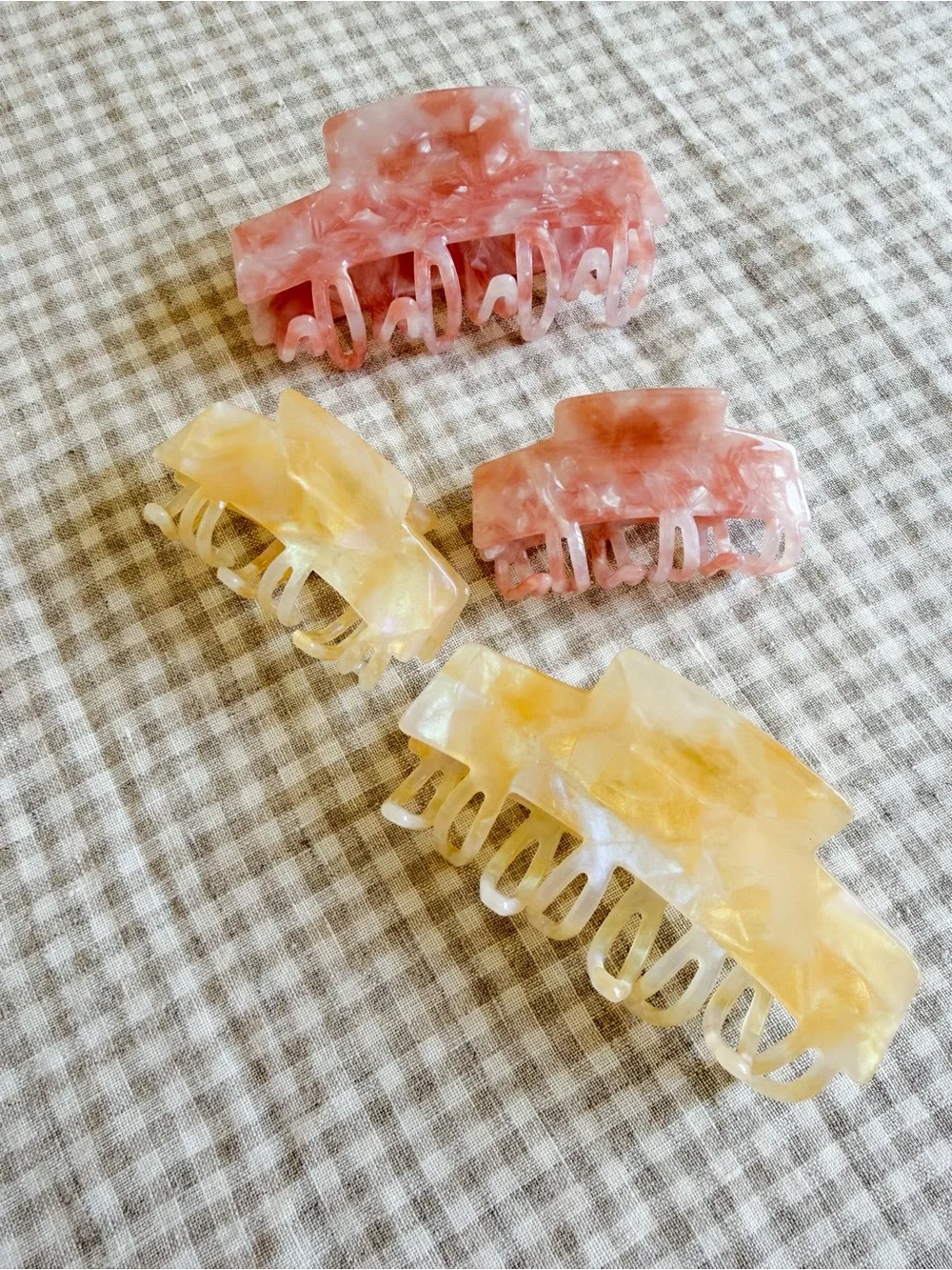 ✨New✨ Anthropologie Set of Four Shimmery Seaside Hair Clips